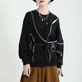 Original Design Irregular Floating Clouds Sweatshirt